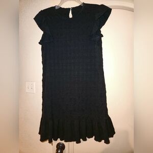 Black Dress With Pattern